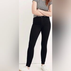 Madewell Stretchy Black Skinny Jeans Size 30
